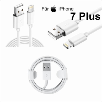 iPhone 7 Plus Lightning auf USB Kabel 1m Ladekabel